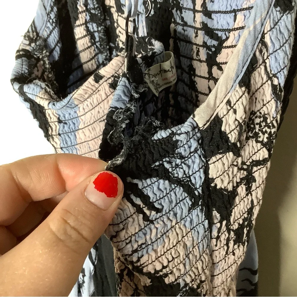 < Free People “Heat Wave” Floral High/Low Dress > - Picture 8 of 10